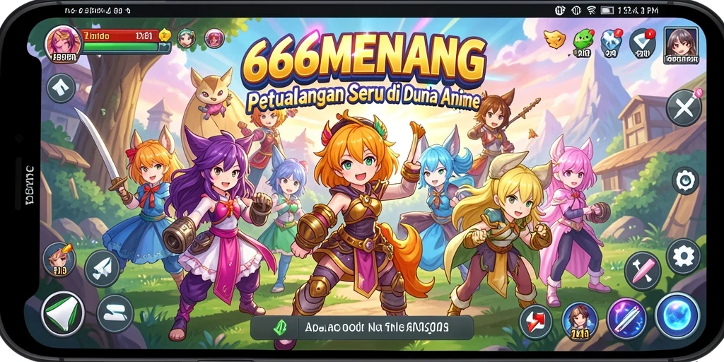 Gameplay seru dari 666MENANG di dunia anime.