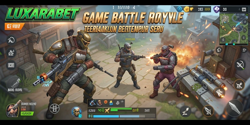 Screenshot utama LUXARABET yang menunjukkan aksi pertempuran mendebarkan.